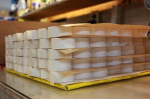 rolls on wax paper rolls on wax paper