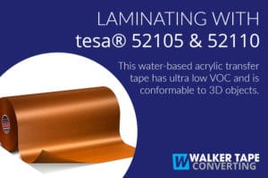 Laminating with tesa 52105 & 52110