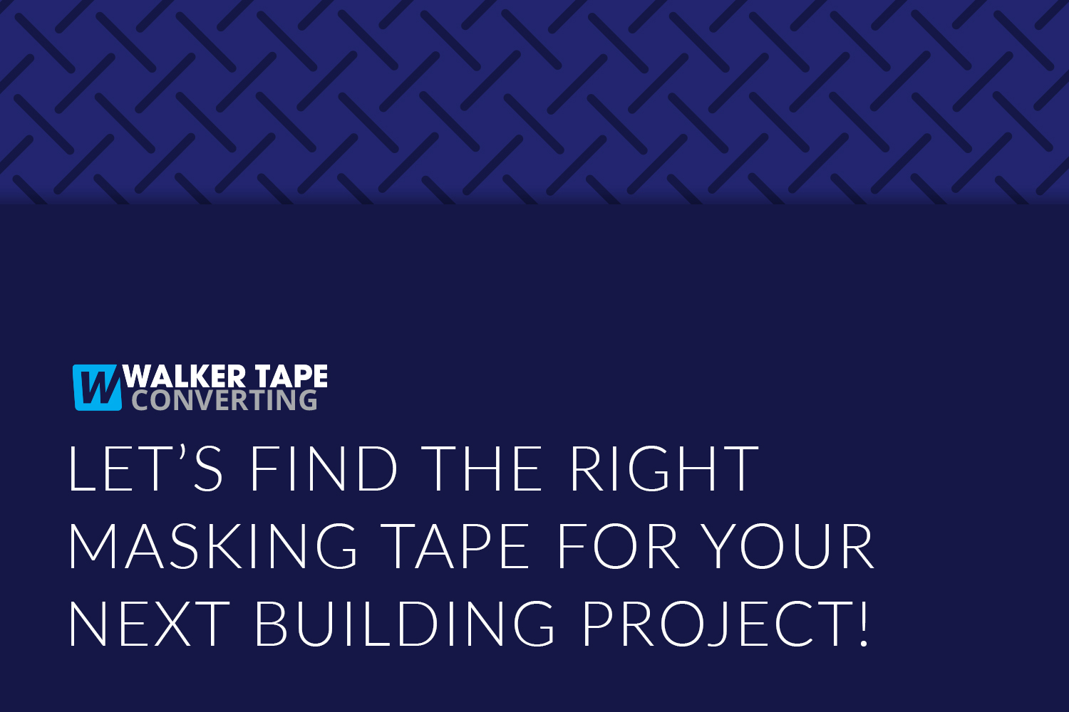 Contractor Grade Masking Tape Walker Tape Converting