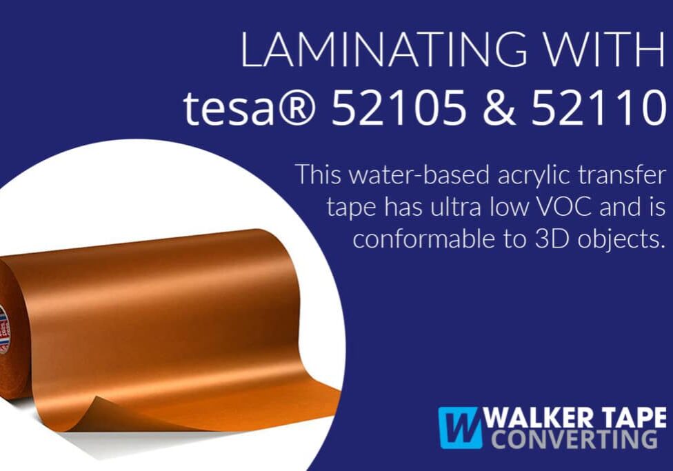 Laminating with tesa 52105 & 52110